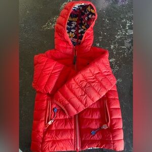 Joules Puffer Jacket Toddler Size 4 Years